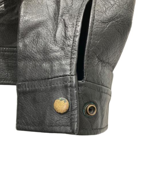 wilsons leather（ウィルソンズレザー）wilsons leather (ウィルソンズレザー) レザージャケット ブラック サイズ:記載なしの為実寸参照の古着・服飾アイテム