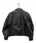 wilsons leather (ウィルソンズレザー) レザージャケット ブラック サイズ:記載なしの為実寸参照：8000円
