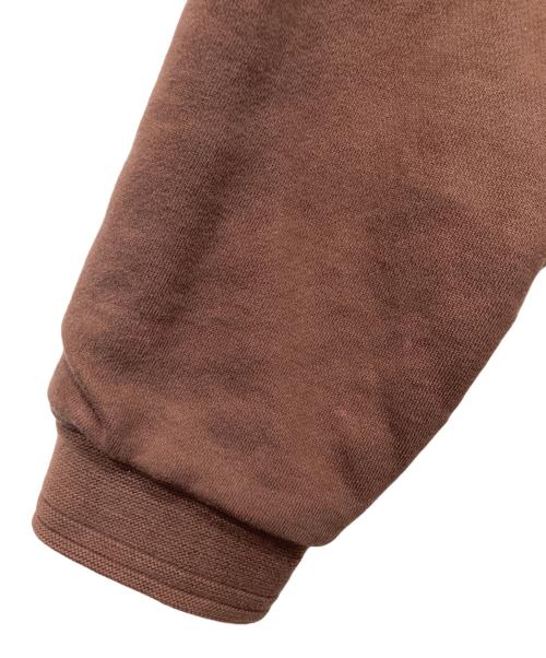 stussy（ステューシー）stussy (ステューシー) ダブルフェイスジップパーカー ブラウン サイズ:Mの古着・服飾アイテム