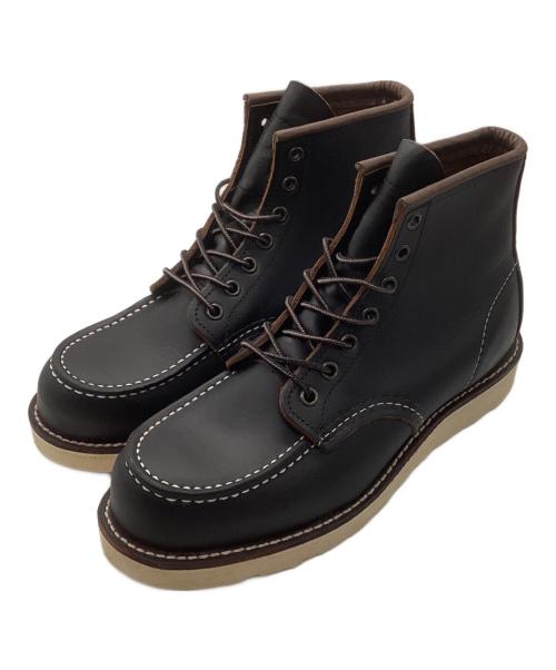RED WING（レッドウィング）RED WING (レッドウィング) 6-inch Classic Moc ブラック サイズ:7.5Dの古着・服飾アイテム