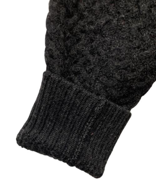 RRL（ダブルアールエル）RRL (ダブルアールエル) ショールカラーニットカーディガン ブラック サイズ:不明の古着・服飾アイテム