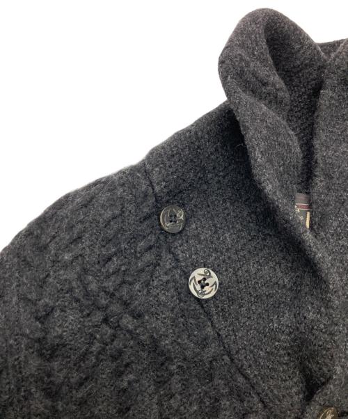 RRL（ダブルアールエル）RRL (ダブルアールエル) ショールカラーニットカーディガン ブラック サイズ:不明の古着・服飾アイテム