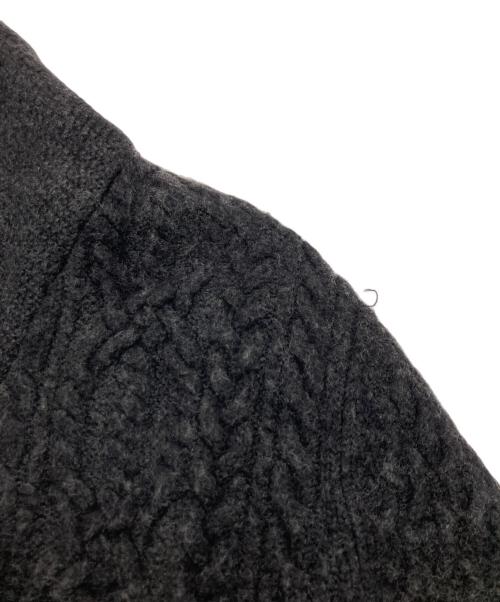RRL（ダブルアールエル）RRL (ダブルアールエル) ショールカラーニットカーディガン ブラック サイズ:不明の古着・服飾アイテム
