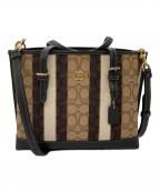 COACHコーチ）の古着「ショルダーバッグ / 2WAYショルダーバッグ」｜ベージュ