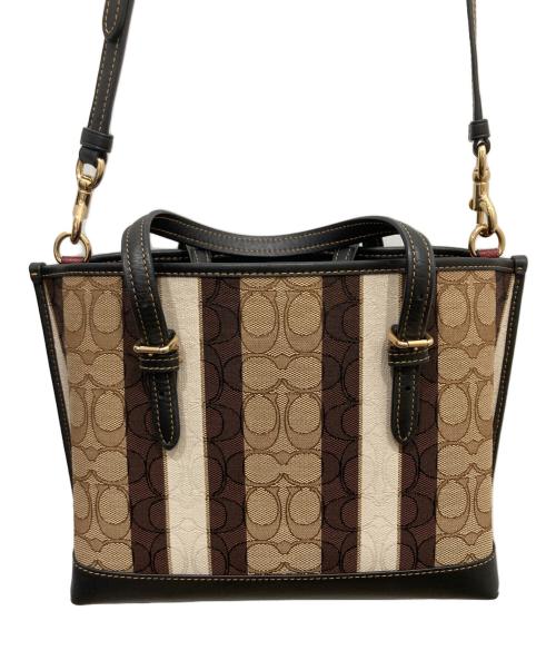 COACH（コーチ）COACH (コーチ) ショルダーバッグ / 2WAYショルダーバッグ ベージュの古着・服飾アイテム