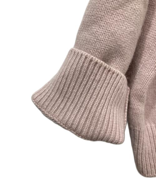 BLAMINK（ブラミンク）BLAMINK (ブラミンク) ウール カシミアブレンド タートルニットセーター ピンク サイズ:38の古着・服飾アイテム