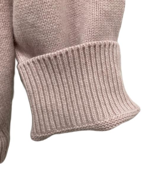 BLAMINK（ブラミンク）BLAMINK (ブラミンク) ウール カシミアブレンド タートルニットセーター ピンク サイズ:38の古着・服飾アイテム