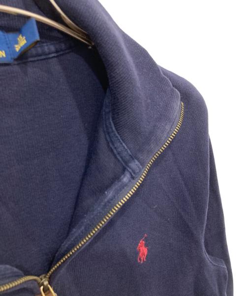 POLO RALPH LAUREN（ポロ・ラルフローレン）POLO RALPH LAUREN (ポロ・ラルフローレン) ハーフジップスウェット ネイビー サイズ:ＸＳの古着・服飾アイテム