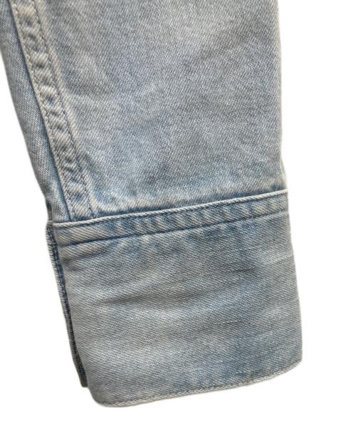 VISVIM（ビズビム）VISVIM (ビズビム) ユーズド加工 デニム ウエスタンシャツ インディゴ サイズ:1の古着・服飾アイテム