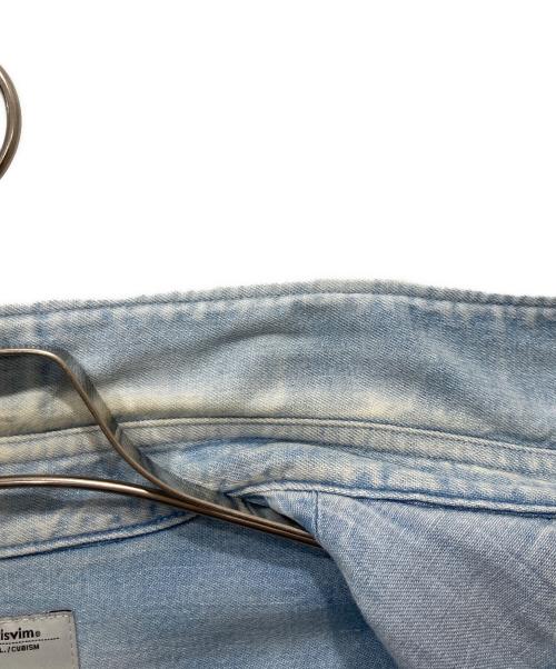 VISVIM（ビズビム）VISVIM (ビズビム) ユーズド加工 デニム ウエスタンシャツ インディゴ サイズ:1の古着・服飾アイテム