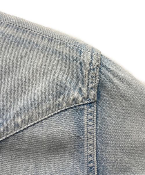 VISVIM（ビズビム）VISVIM (ビズビム) ユーズド加工 デニム ウエスタンシャツ インディゴ サイズ:1の古着・服飾アイテム