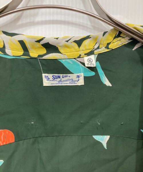 Sun Surf（サンサーフ）Sun Surf (サンサーフ) LEI TROPICAL FLOWERS グリーン サイズ:XLの古着・服飾アイテム