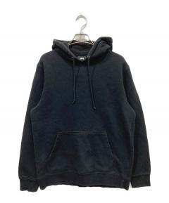 中古・古着通販】stussy (ステューシー) ロゴ刺繍デニムジップパーカー