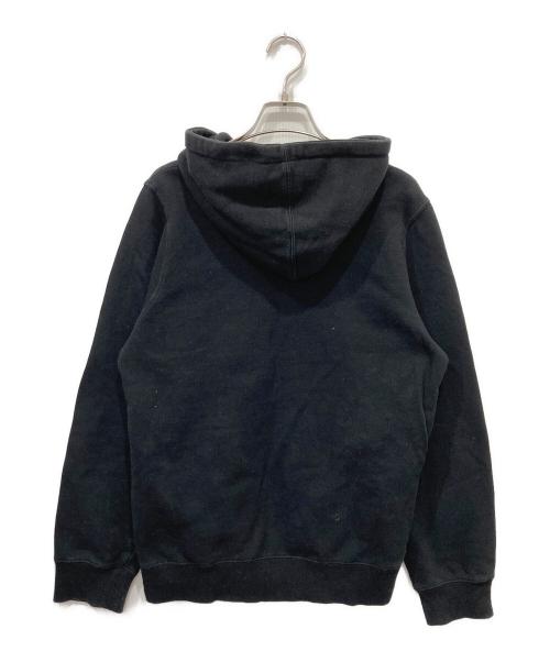 stussy（ステューシー）stussy (ステューシー) ロゴプリントパーカー ブラック サイズ:Mの古着・服飾アイテム
