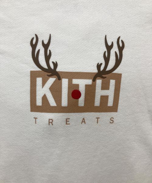 KITH（キス）KITH (キス) パーカー ホワイト サイズ:Lの古着・服飾アイテム