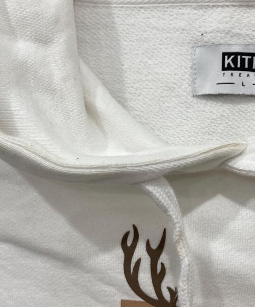 KITH（キス）KITH (キス) パーカー ホワイト サイズ:Lの古着・服飾アイテム