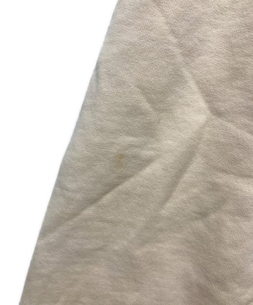 KITH（キス）KITH (キス) フロッキープリント切替パーカー グレー×アイボリー サイズ:XLの古着・服飾アイテム