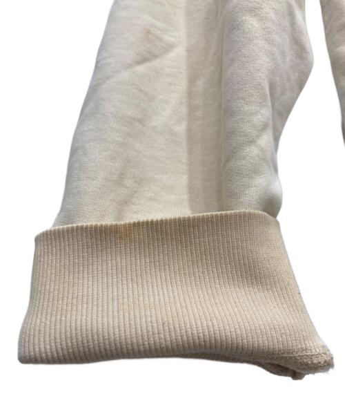 KITH（キス）KITH (キス) フロッキープリント切替パーカー グレー×アイボリー サイズ:XLの古着・服飾アイテム