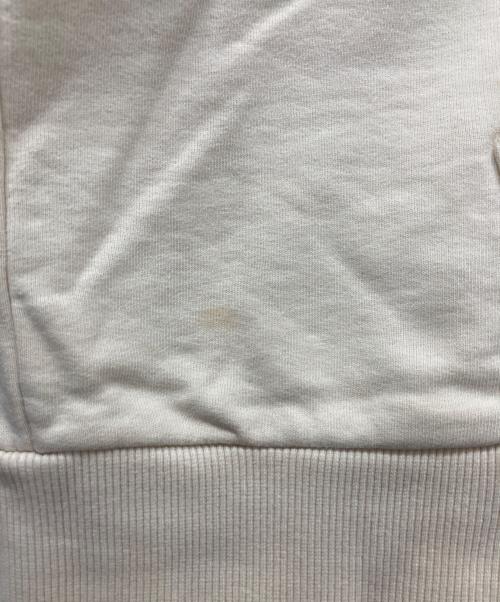 KITH（キス）KITH (キス) フロッキープリント切替パーカー グレー×アイボリー サイズ:XLの古着・服飾アイテム