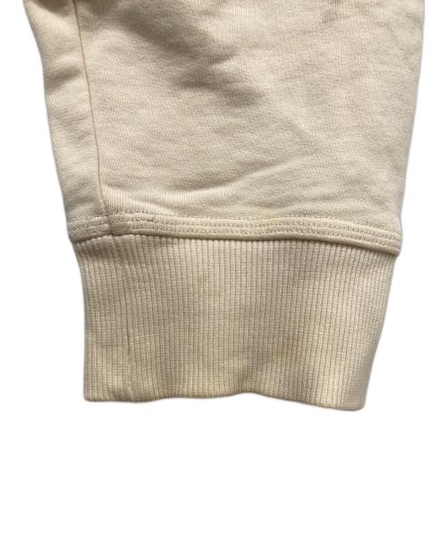 KITH（キス）KITH (キス) フロッキープリント切替パーカー グレー×アイボリー サイズ:XLの古着・服飾アイテム