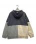 KITH (キス) フロッキープリント切替パーカー グレー×アイボリー サイズ:XL：8000円