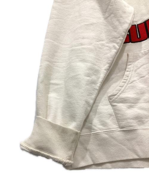 SUPREME（シュプリーム）SUPREME (シュプリーム) 19SS Blockbuster Hooded Sweatshirt / 19SS ブロックバスター スウェット プルオーバー パーカー アイボリー サイズ:Lの古着・服飾アイテム