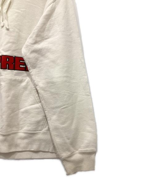 SUPREME（シュプリーム）SUPREME (シュプリーム) 19SS Blockbuster Hooded Sweatshirt / 19SS ブロックバスター スウェット プルオーバー パーカー アイボリー サイズ:Lの古着・服飾アイテム
