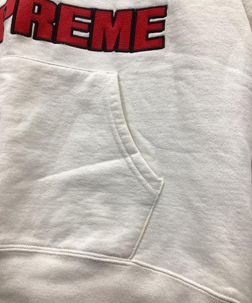 SUPREME（シュプリーム）SUPREME (シュプリーム) 19SS Blockbuster Hooded Sweatshirt / 19SS ブロックバスター スウェット プルオーバー パーカー アイボリー サイズ:Lの古着・服飾アイテム