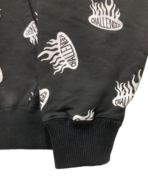 CHALLENGER（チャレンジャー）CHALLENGER (チャレンジャー) FIREBALL HOODIE ブラック サイズ:XLの古着・服飾アイテム