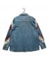 CHALLENGER (チャレンジャー) TIE DYE SLEEVE DENIM SHIRT/L / デニムシャツ インディゴ サイズ:XL：14000円