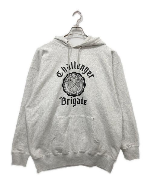 CHALLENGER（チャレンジャー）CHALLENGER (チャレンジャー) COLLEGE HOODIE グレー サイズ:XLの古着・服飾アイテム