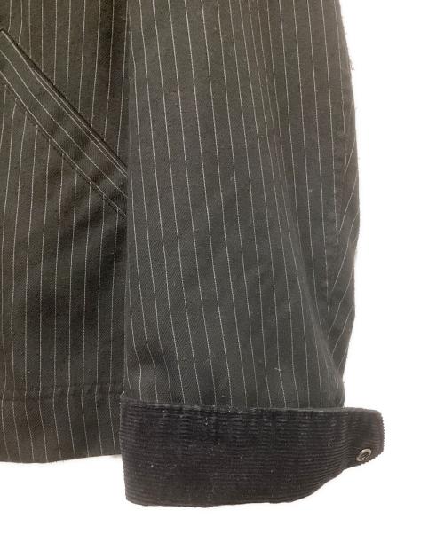 Schott（ショット）Schott (ショット) ストライプワークジャケット ブラック サイズ:Sの古着・服飾アイテム