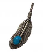 Navajoナバホ）の古着「フェザーペンダントトップ」｜シルバー