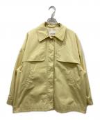 CAVEZA ROSSOカベサ ロッソ）の古着「ステンカラータックスリーブブルゾン」｜イエロー