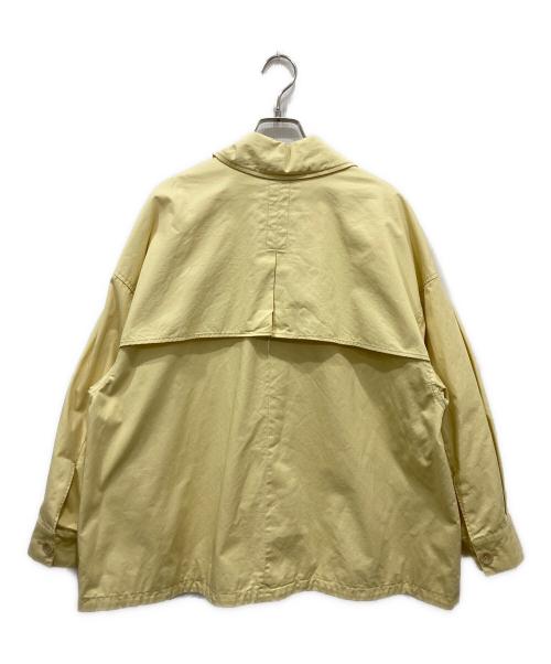 CAVEZA ROSSO（カベサ ロッソ）CAVEZA ROSSO (カベサ ロッソ) ステンカラータックスリーブブルゾン イエロー サイズ:Freeの古着・服飾アイテム