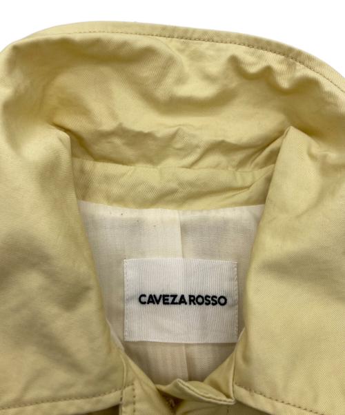 CAVEZA ROSSO（カベサ ロッソ）CAVEZA ROSSO (カベサ ロッソ) ステンカラータックスリーブブルゾン イエロー サイズ:Freeの古着・服飾アイテム