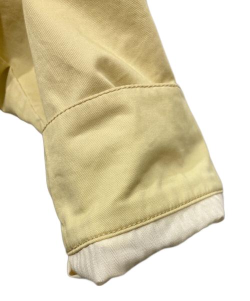 CAVEZA ROSSO（カベサ ロッソ）CAVEZA ROSSO (カベサ ロッソ) ステンカラータックスリーブブルゾン イエロー サイズ:Freeの古着・服飾アイテム