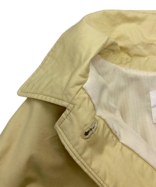 CAVEZA ROSSO（カベサ ロッソ）CAVEZA ROSSO (カベサ ロッソ) ステンカラータックスリーブブルゾン イエロー サイズ:Freeの古着・服飾アイテム