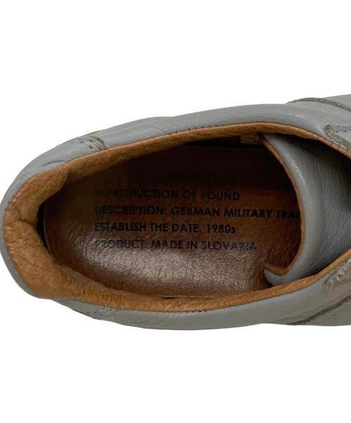 reproduction of found（リプロダクションオブファウンド）reproduction of found (リプロダクションオブファウンド) GERMAN MILITARY TRAINER ブルー×ベージュ サイズ:39の古着・服飾アイテム