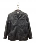 EMMETIエンメティ）の古着「ラムレザージャケット」｜ブラック