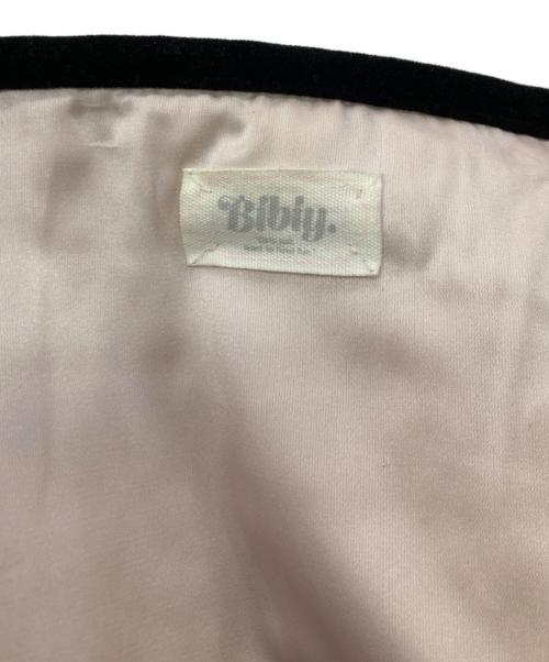 Bibiy.（ビビィ）Bibiy. (ビビィ) ODETTE PEPURAMU CARDIGAN ブラック サイズ:Freeの古着・服飾アイテム