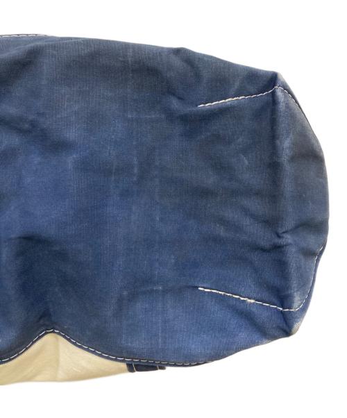 L.L.Bean（エルエルビーン）L.L.Bean (エルエルビーン) BOAT AND TOTE / ボート・アンド・トート / 80's ホワイト×ネイビー サイズ:実寸サイズをご参照くださいの古着・服飾アイテム