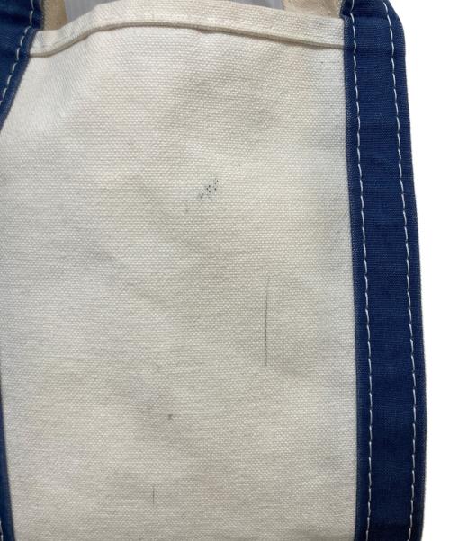 L.L.Bean（エルエルビーン）L.L.Bean (エルエルビーン) BOAT AND TOTE / ボート・アンド・トート / 80's ホワイト×ネイビー サイズ:実寸サイズをご参照くださいの古着・服飾アイテム