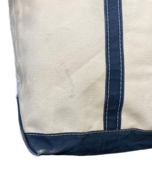 L.L.Bean（エルエルビーン）L.L.Bean (エルエルビーン) BOAT AND TOTE / ボート・アンド・トート / 80's ホワイト×ネイビー サイズ:実寸サイズをご参照くださいの古着・服飾アイテム