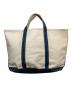 L.L.Bean（エルエルビーン）の古着「BOAT AND TOTE / ボート・アンド・トート / 80's」｜ホワイト×ネイビー