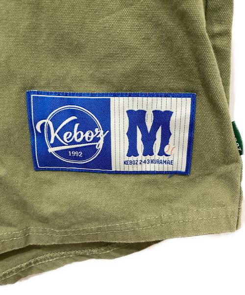 KEBOZ（ケボズ）KEBOZ (ケボズ) ベースボールシャツ グリーン サイズ:Mの古着・服飾アイテム