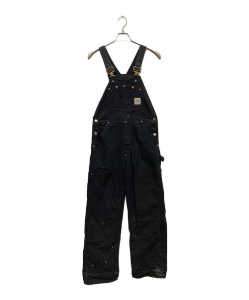 CarHartt（カーハート）CarHartt (カーハート) ダブルニーダック地オーバーオール ブラック サイズ:32の古着・服飾アイテム