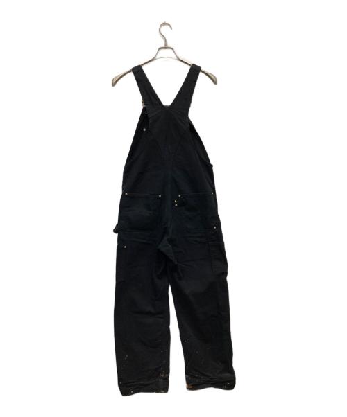 CarHartt（カーハート）CarHartt (カーハート) ダブルニーダック地オーバーオール ブラック サイズ:32の古着・服飾アイテム