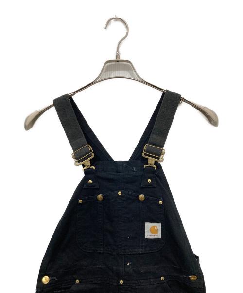CarHartt（カーハート）CarHartt (カーハート) ダブルニーダック地オーバーオール ブラック サイズ:32の古着・服飾アイテム