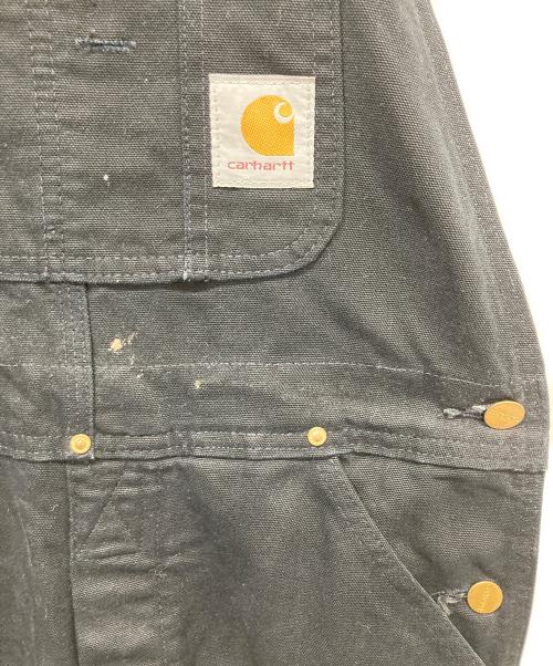 CarHartt（カーハート）CarHartt (カーハート) ダブルニーダック地オーバーオール ブラック サイズ:32の古着・服飾アイテム